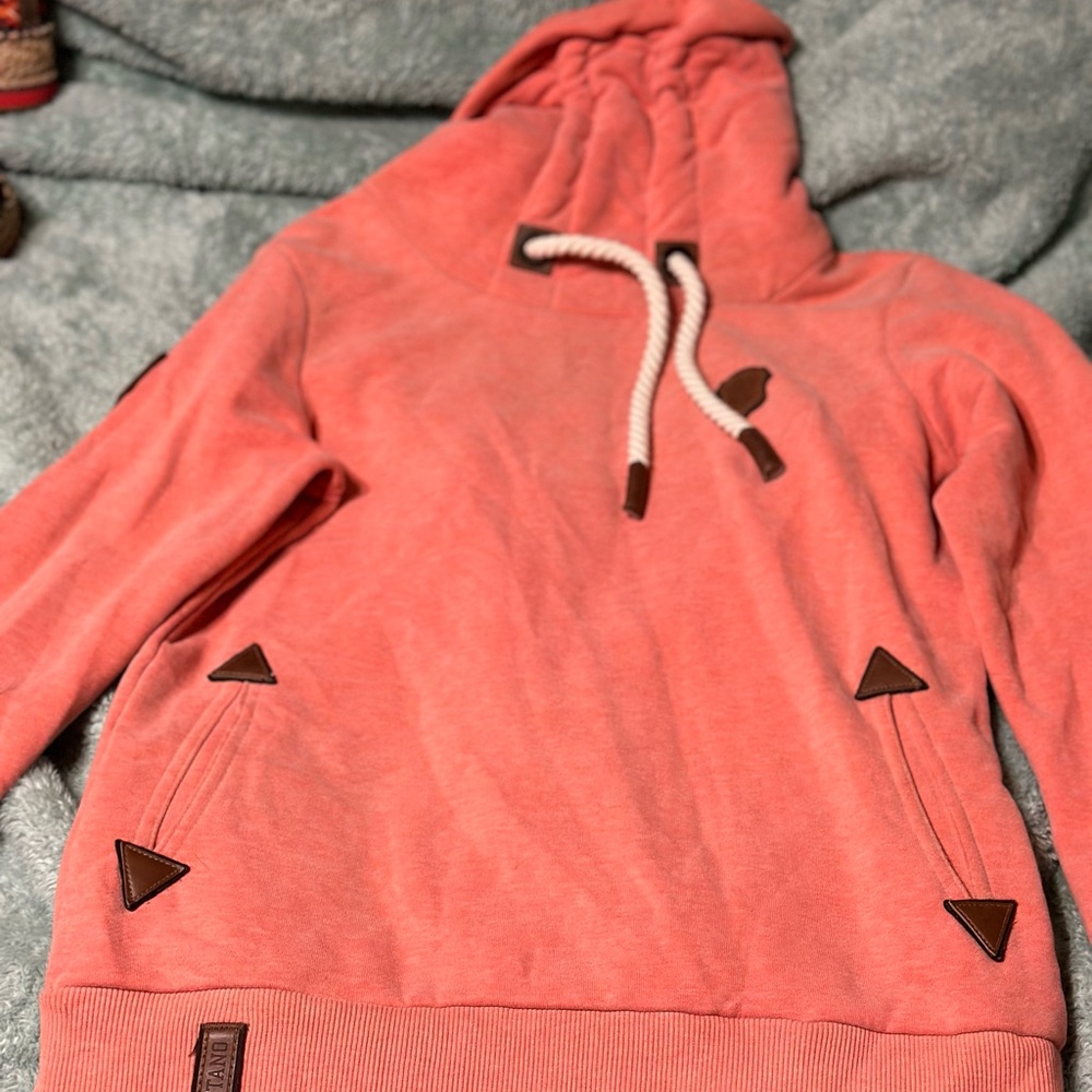 Coral sweater!
